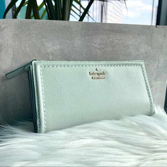 kate spade Handbags - New Kate Spade Braylon Mint Green Wallet